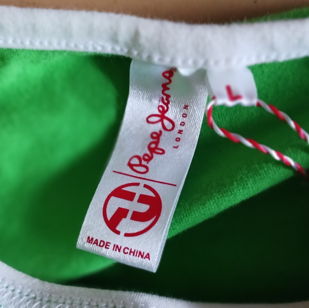 NWT Pepe Jeans Rosalyn Limon Top, Blouse Size L. - Picture 9 of 16